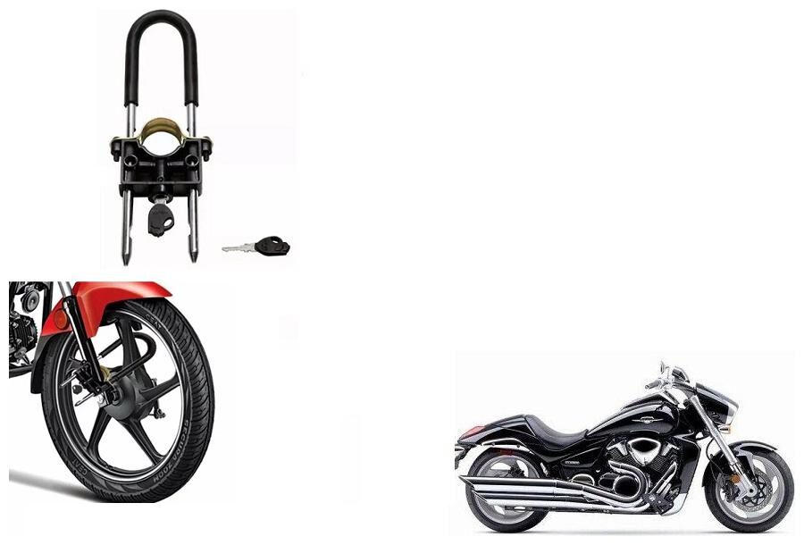 

Skynex U-Type Bike Anti Theft Wheel Lock For Suzuki Intruder M1800