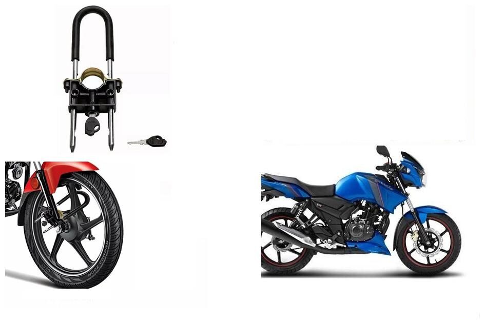 

Skynex U-Type Bike Anti Theft Wheel Lock For TVS Apache RTR 180