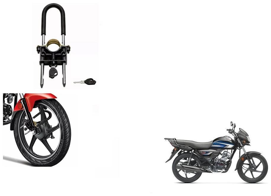 

Skynex U-Type Bike Anti Theft Wheel Lock For Hero HF Deluxe