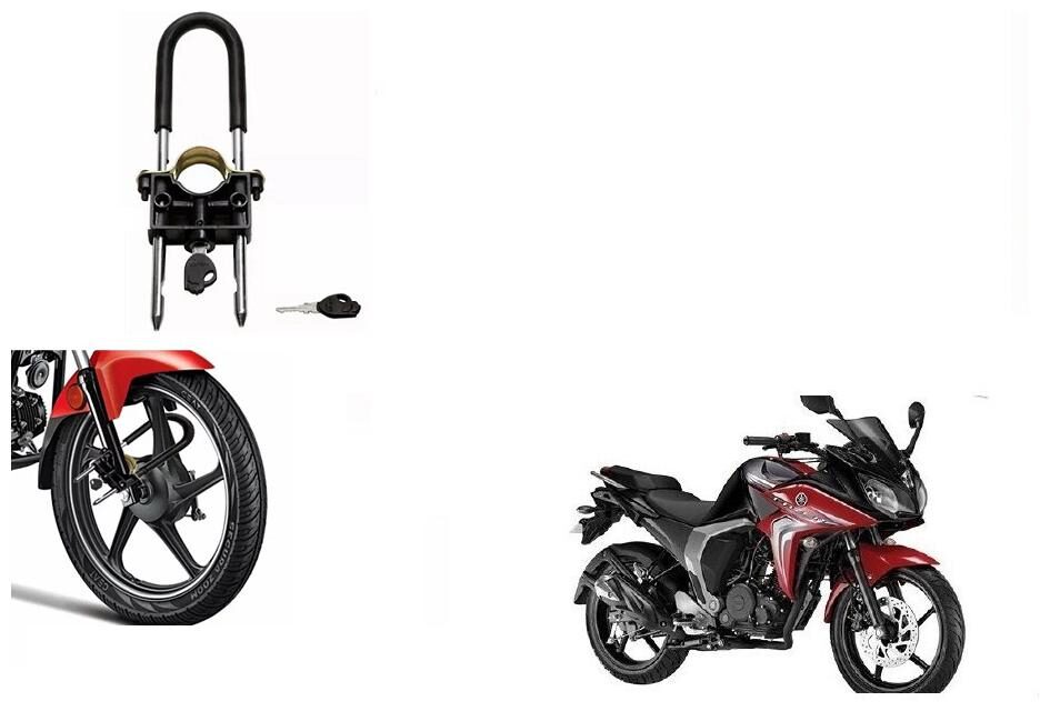

Skynex U-Type Bike Anti Theft Wheel Lock For Yamaha FZ Ver 2 0 FI
