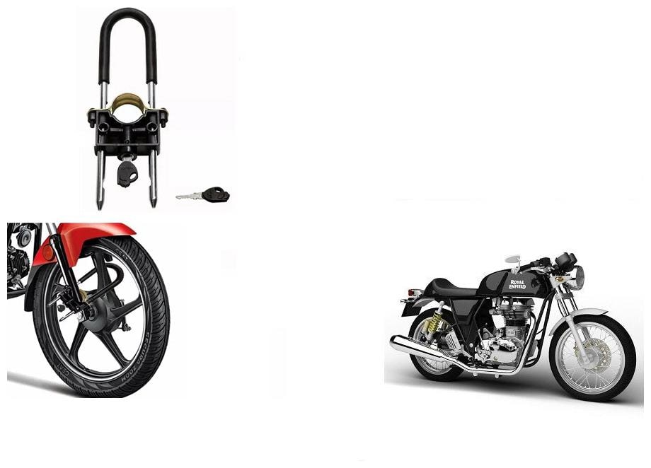 

Skynex U-Type Bike Anti Theft Wheel Lock For Royal Enfield Continental GT