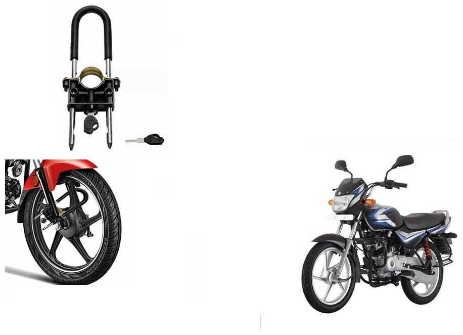 

Skynex U-Type Bike Anti Theft Wheel Lock For Bajaj CT 100