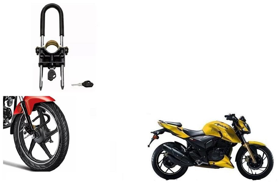 

Skynex U-Type Bike Anti Theft Wheel Lock For TVS Apache RTR 160