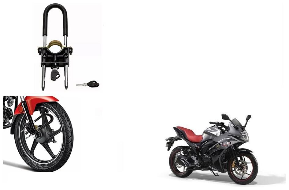 

Skynex U-Type Bike Anti Theft Wheel Lock For Suzuki GIXER