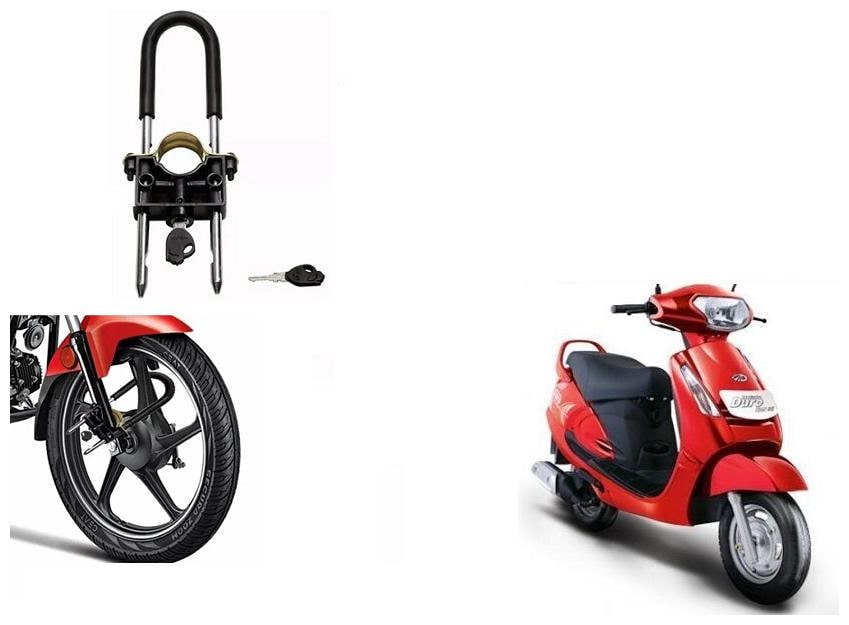 

Skynex U-Type Bike Anti Theft Wheel Lock For Mahindra Duro