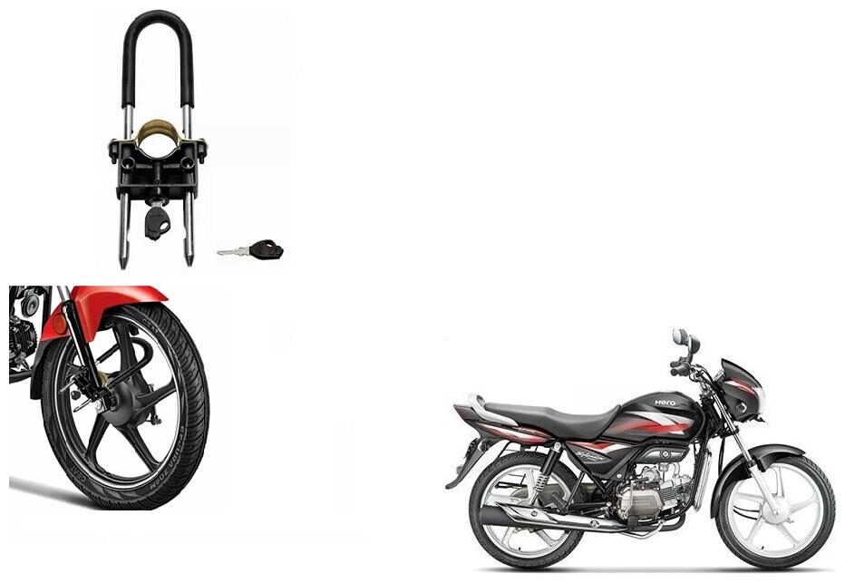 

Skynex U-Type Bike Anti Theft Wheel Lock For Hero Splendor