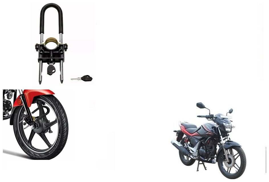 

Skynex U-Type Bike Anti Theft Wheel Lock For Hero Xtreme Sports