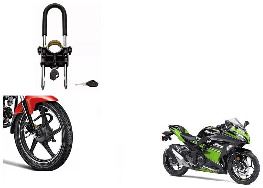 

Skynex U-Type Bike Anti Theft Wheel Lock For Kawasaki Ninja 300