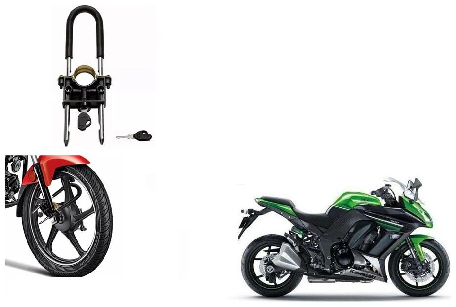 

Skynex U-Type Bike Anti Theft Wheel Lock For Kawasaki Ninja 1000