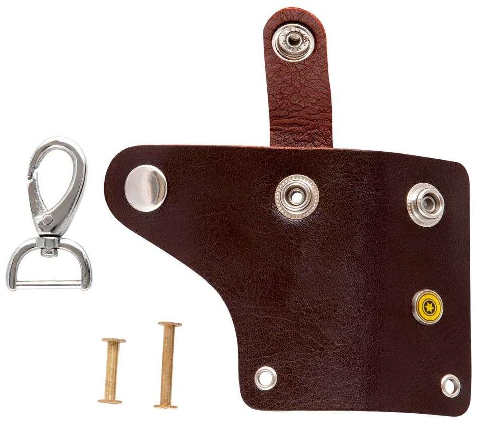 

Smart Compact Key Organizer Keychain - Key Holder - Secure Locking Mechanism - Pocket Key Chain up to 8 Keys tools (KR7BK)