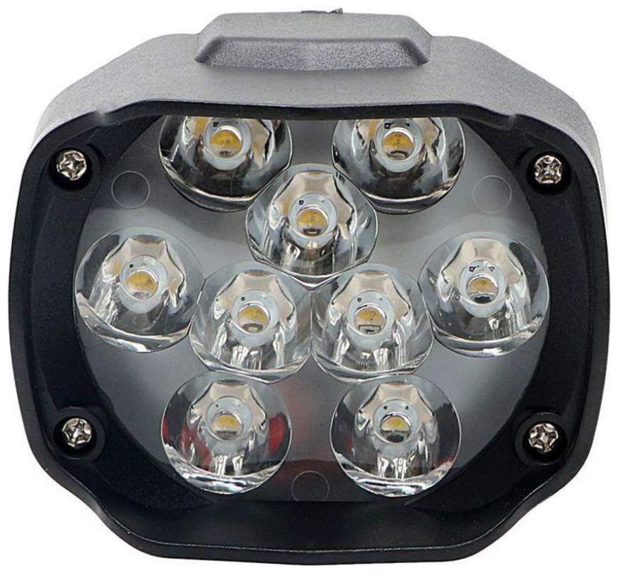 

Spidy Moto 15W SPOT 9 LED Transformer Bumble Bee Style Bike Fog Light Lamp