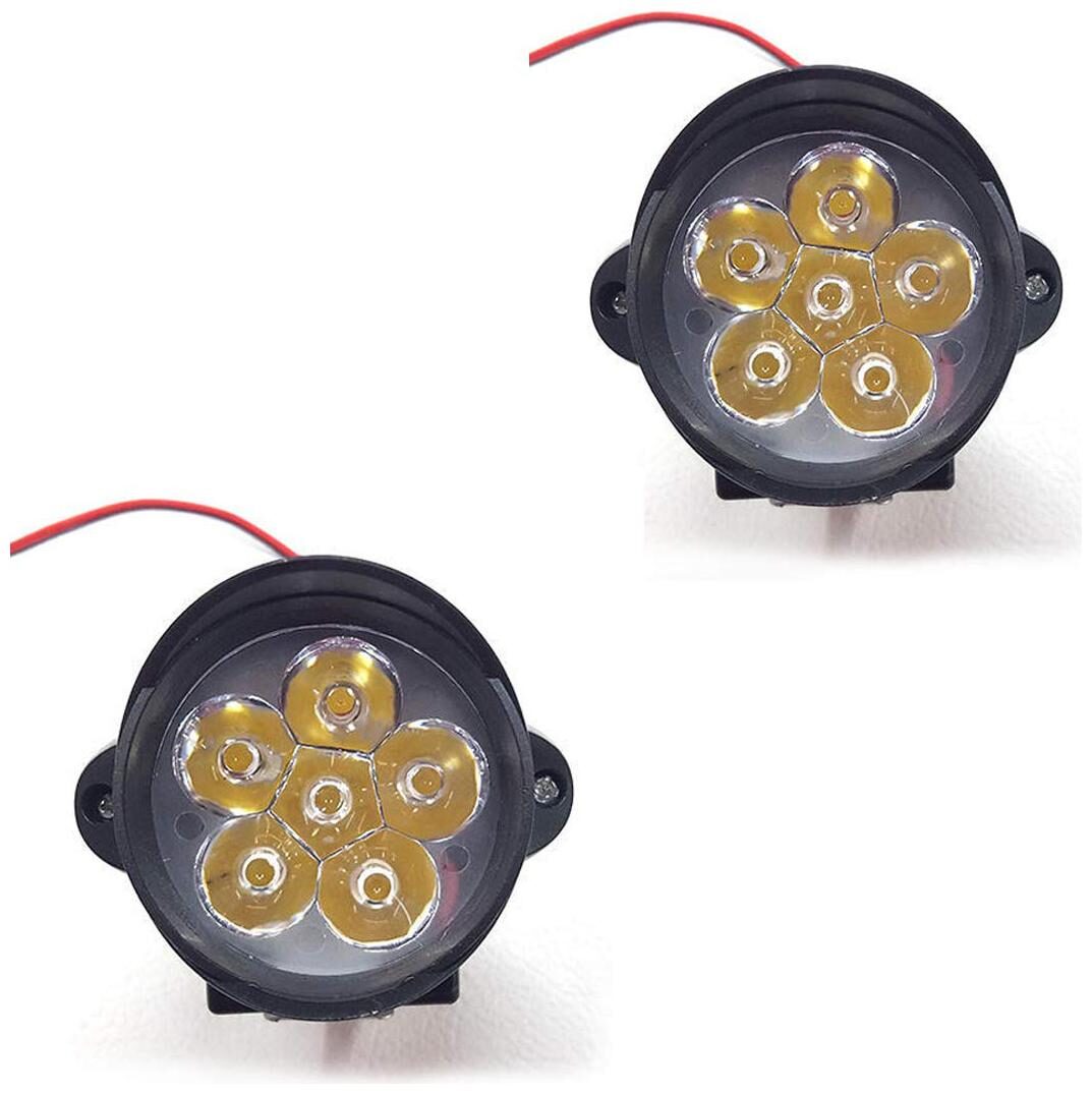 

Spidy Moto 10W SPOT 6 LED Transformer Bumble Bee Style Bike Fog Light Lamp Rocket Shape