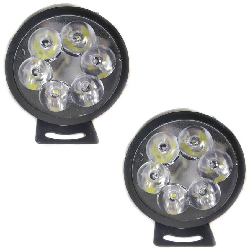 

Spidy Moto 6 Round LED Fog Light Universal for Motorcycle