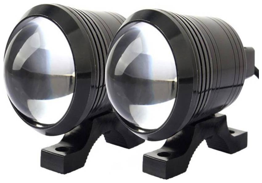 

Spidy Moto CREE U2 Lens LED Motorcycle Headlight Driving Fog Light Spot Lamp For Bike Set Of 2