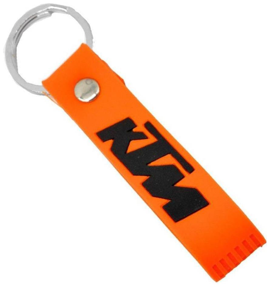 

Spidy Moto Silicon Rubber KTM Keychain Keyring Orange Keychain
