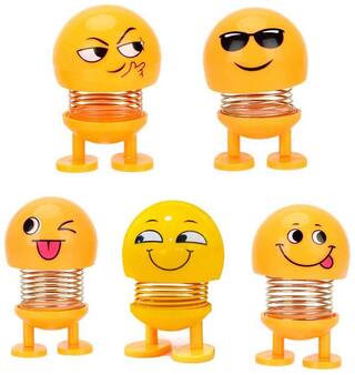 Buy Spring Cute Smiley Doll Car Ornament Interior Dashboard Decor