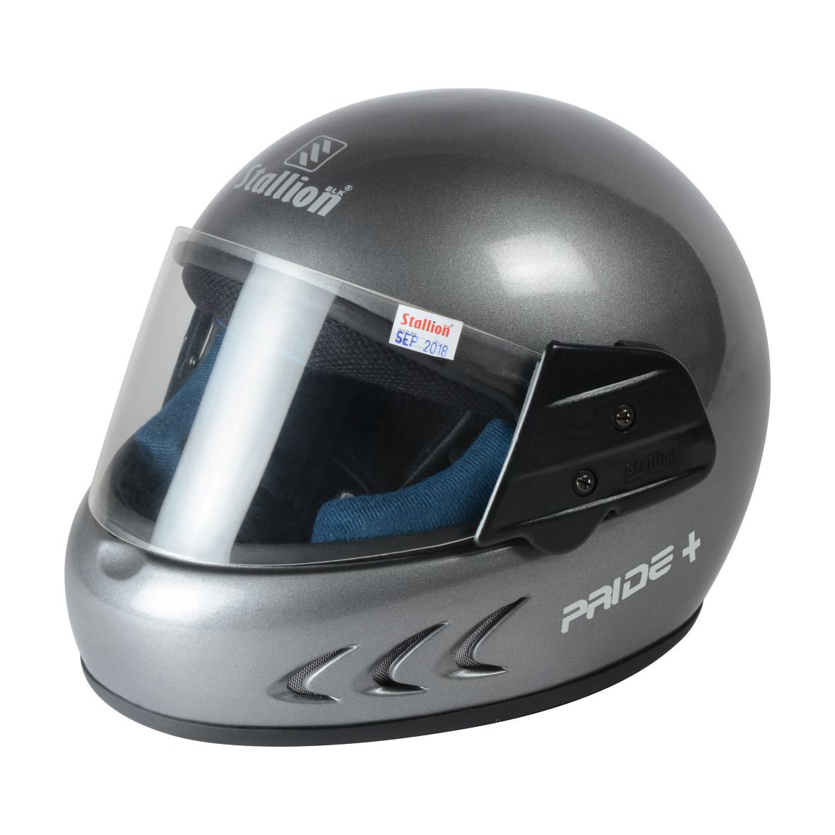 

STALLION BLK PRIDE P FULL FACE GRAY MOTORBIKE HELMET