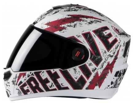 

Steelbird AIR SBA-1 Motorsports Helmet (Red Matt White)