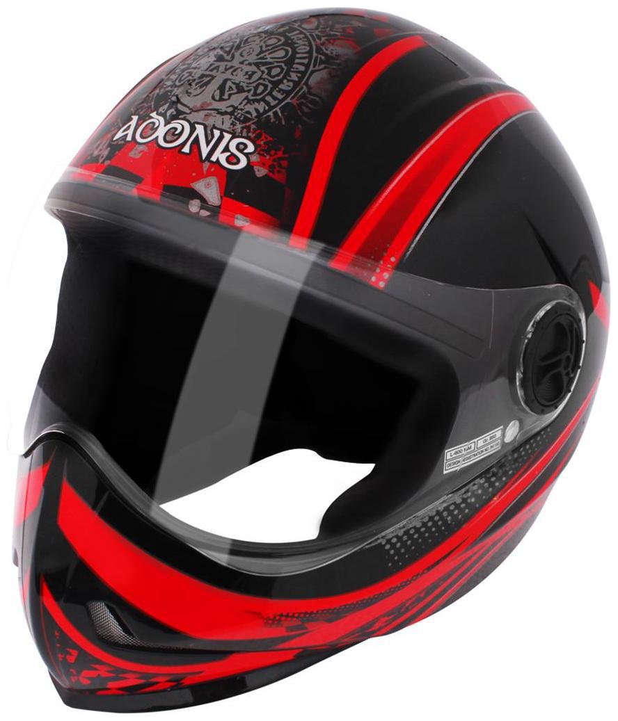 Buy Steelbird Helmet Adonis DotBlack Red Online at Low Prices in India