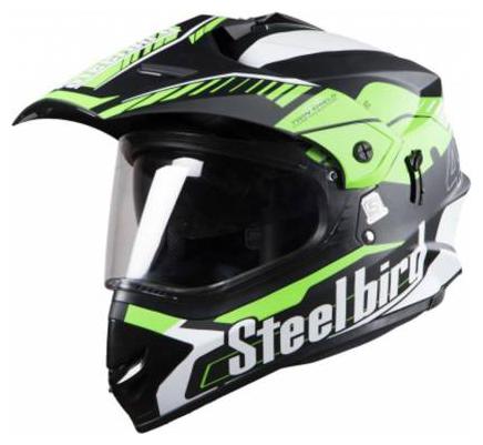 

Steelbird Sb-42 Matt Black Motorbike Helmet (Black)