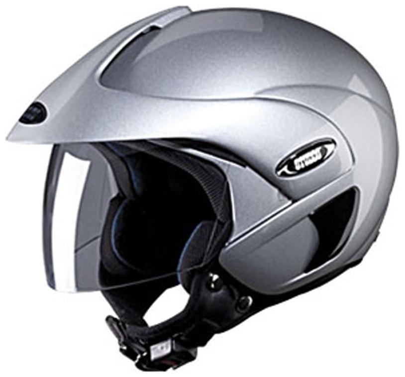 

Studds Marshall Open Face Helmet Silver