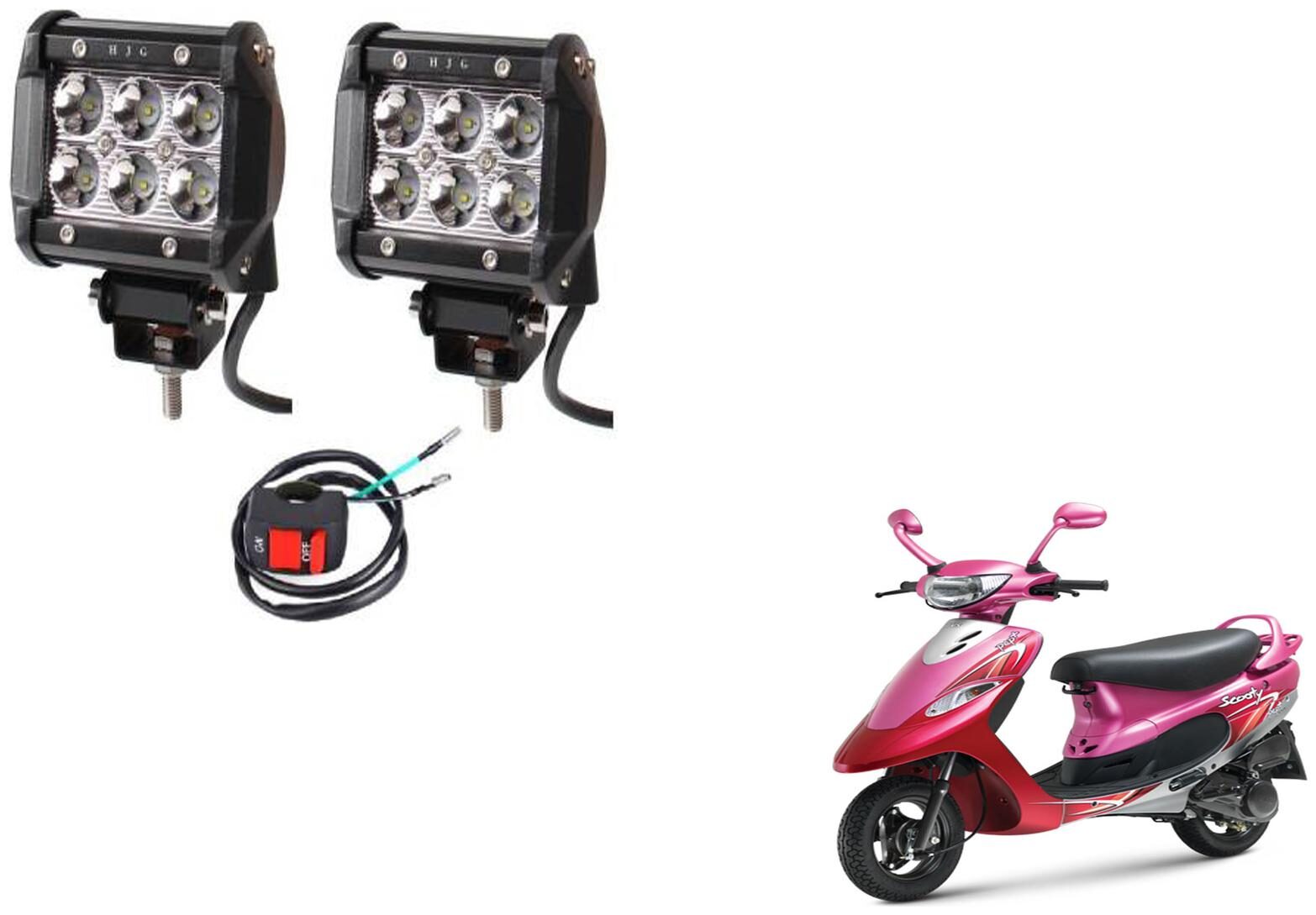 

Take Care 6 Led Fog Light For Bike Decoration (White)