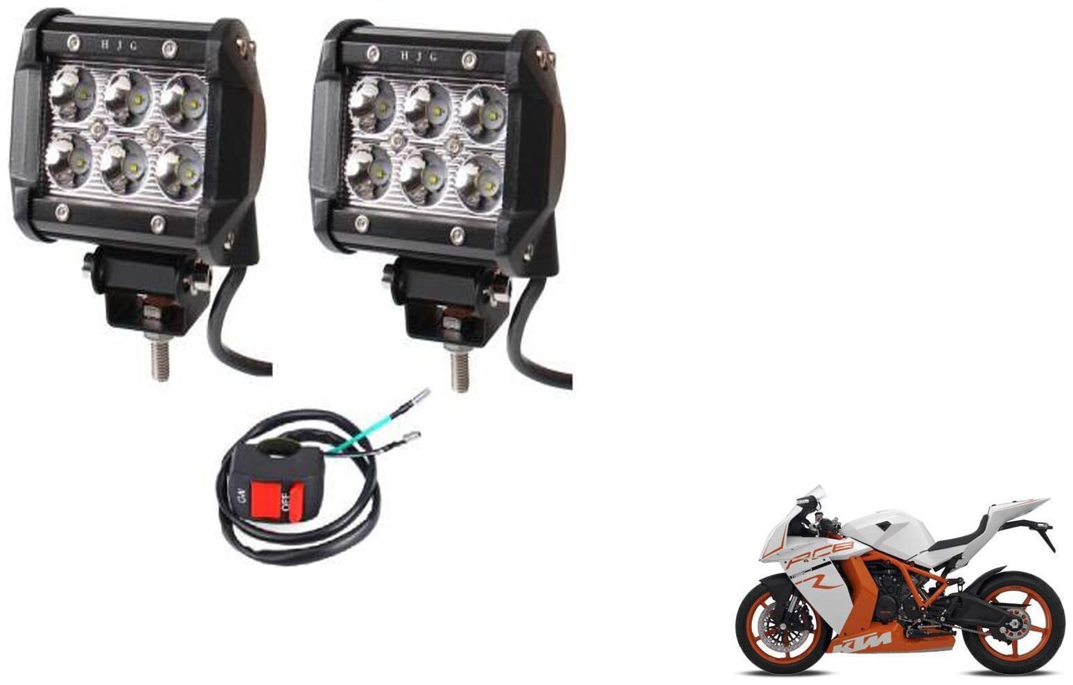 

Take Care 6 Led Fog Light For Bike Decoration (White)