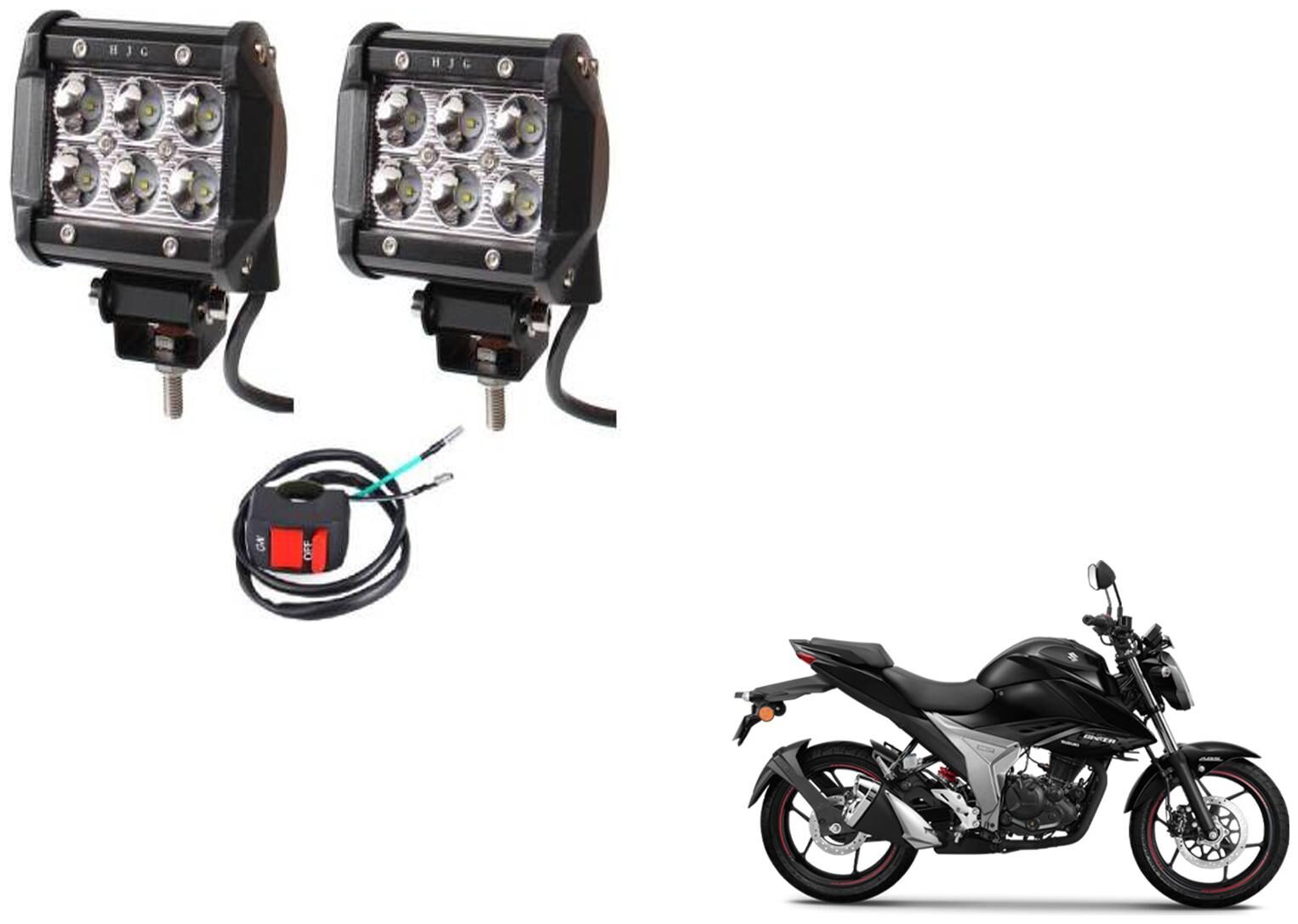 

Take Care 6 Led Fog Light For Bike Decoration (White)