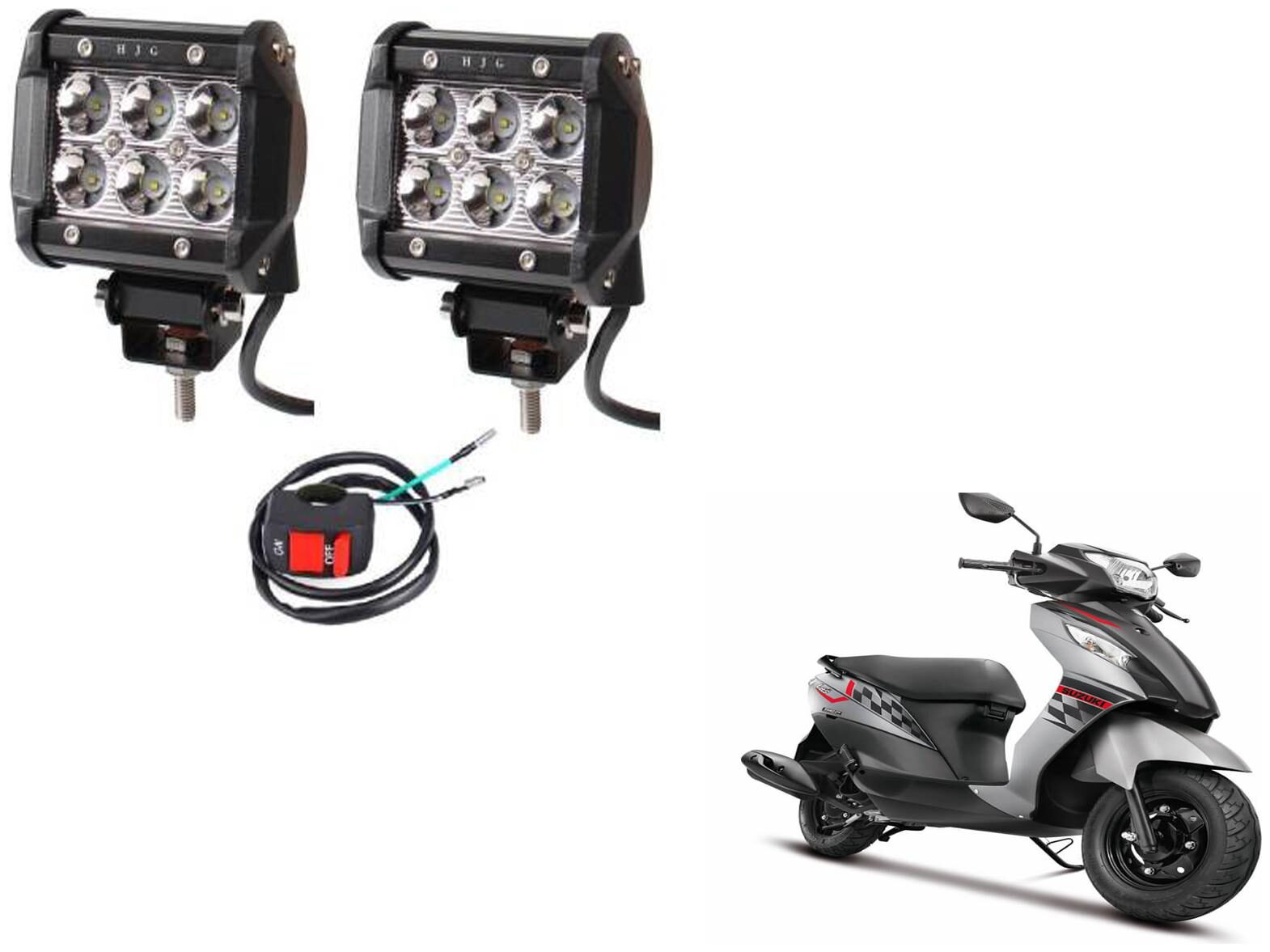 

Take Care 6 Led Fog Light For Bike Decoration (White)