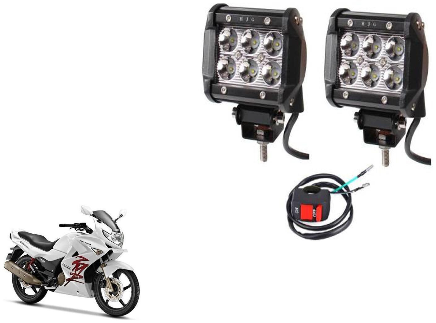 

Take Care 6 Led Fog Light For Bike Decoration (White)