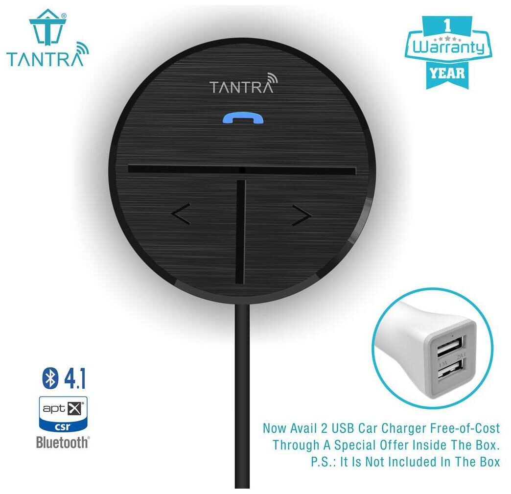 

Tantra Fluke Universal Car Bluetooth Hands-Free Kit (Pack Of 1)