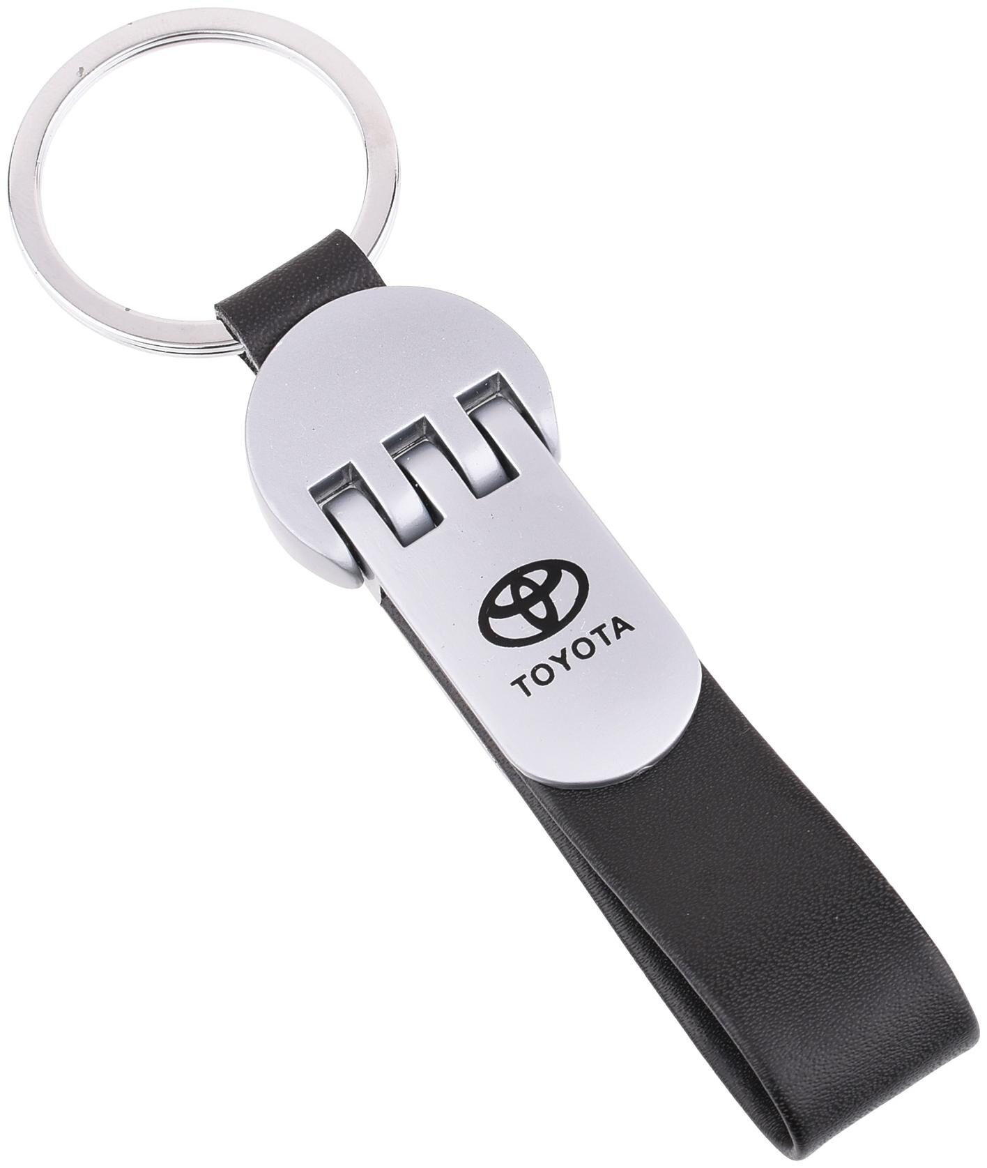 

Techpro Black Leatherite Toyota Design Keychain