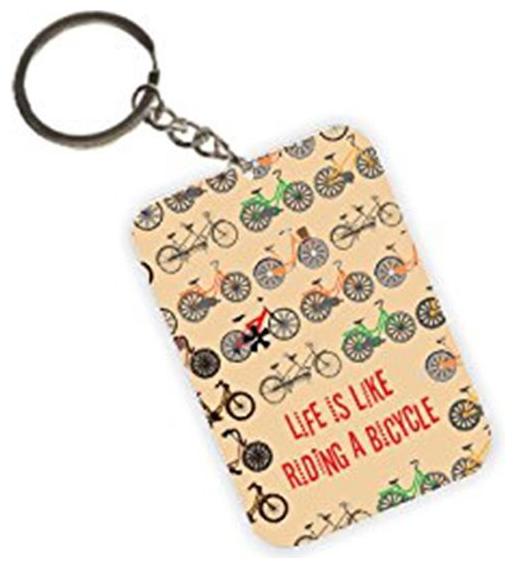 

The Crazy Me - Riding a Cycle Key Chain