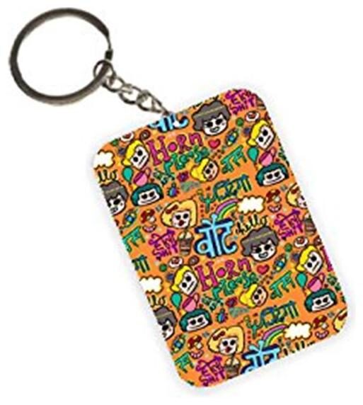 

The Crazy Me -Horn Please Holy Shit Key Chain