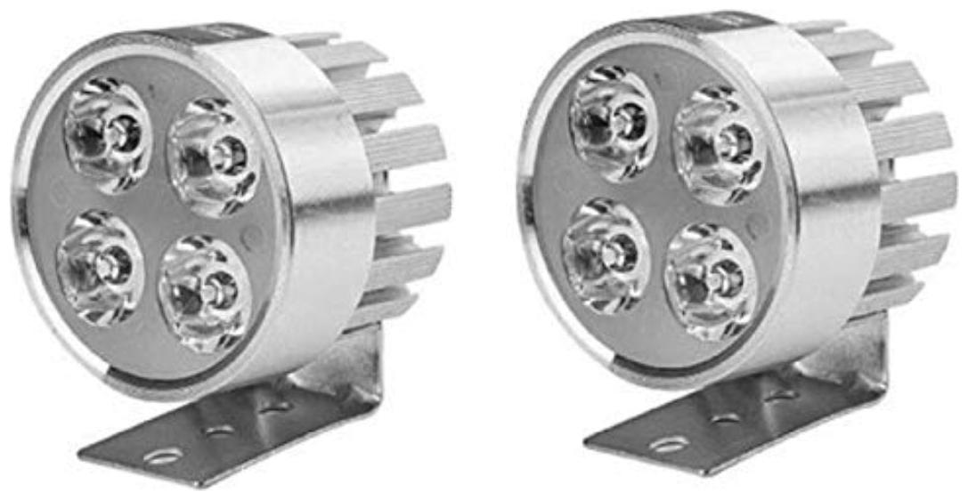 

THE ONE CUSTOM Stylish Round 4 led 16W Motorcycle Light Bike Fog Lamp Set of 2 Pices FOR KAWASAKI VERSYS