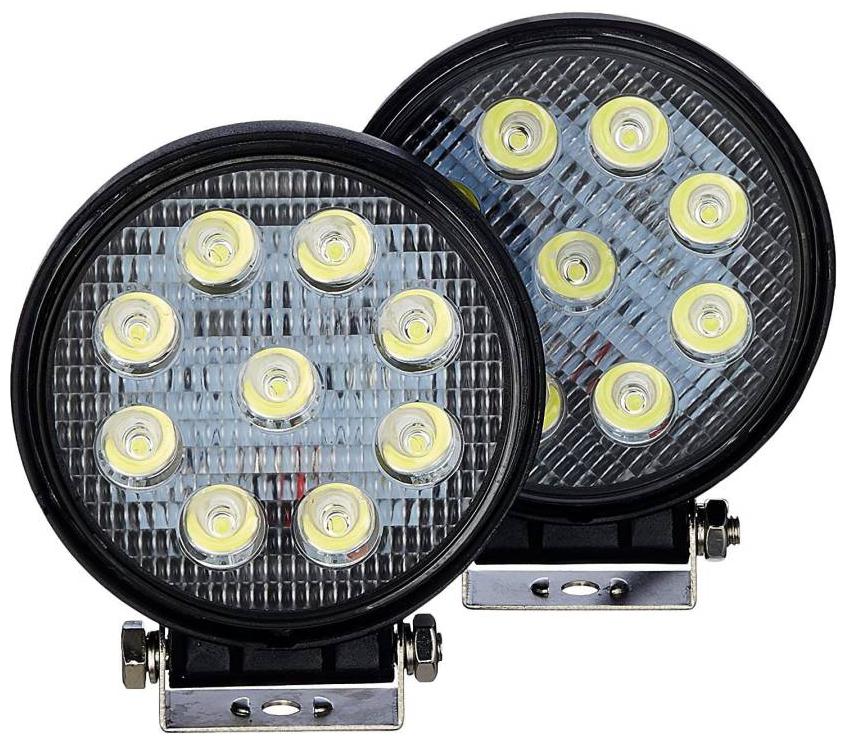 

THE ONE CUSTOM Round Car Auxiliary 9LED Fog Lights Set Of 2 FOR MARUTI ECO