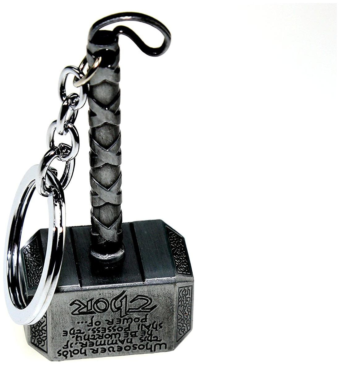 

Thor Hammer Marvel Avengers Superhero Metal Ring Key Chain