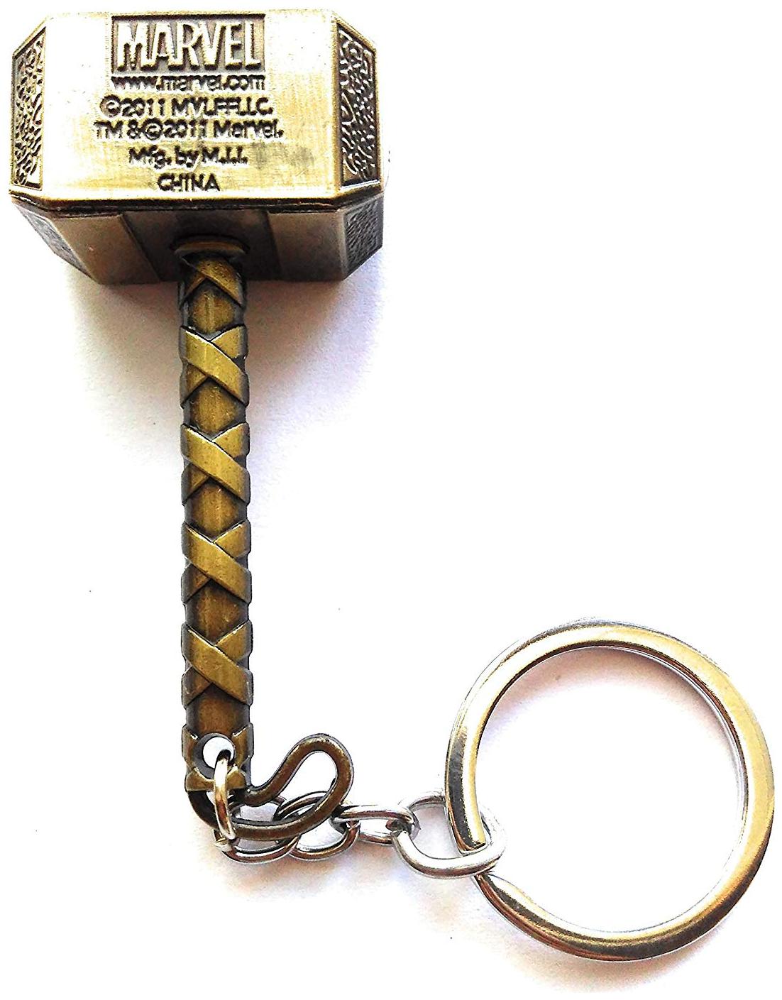 

Thore Captain Amererica vintage Hammer Key Chain Avengers Super Hero Metal Key Ring