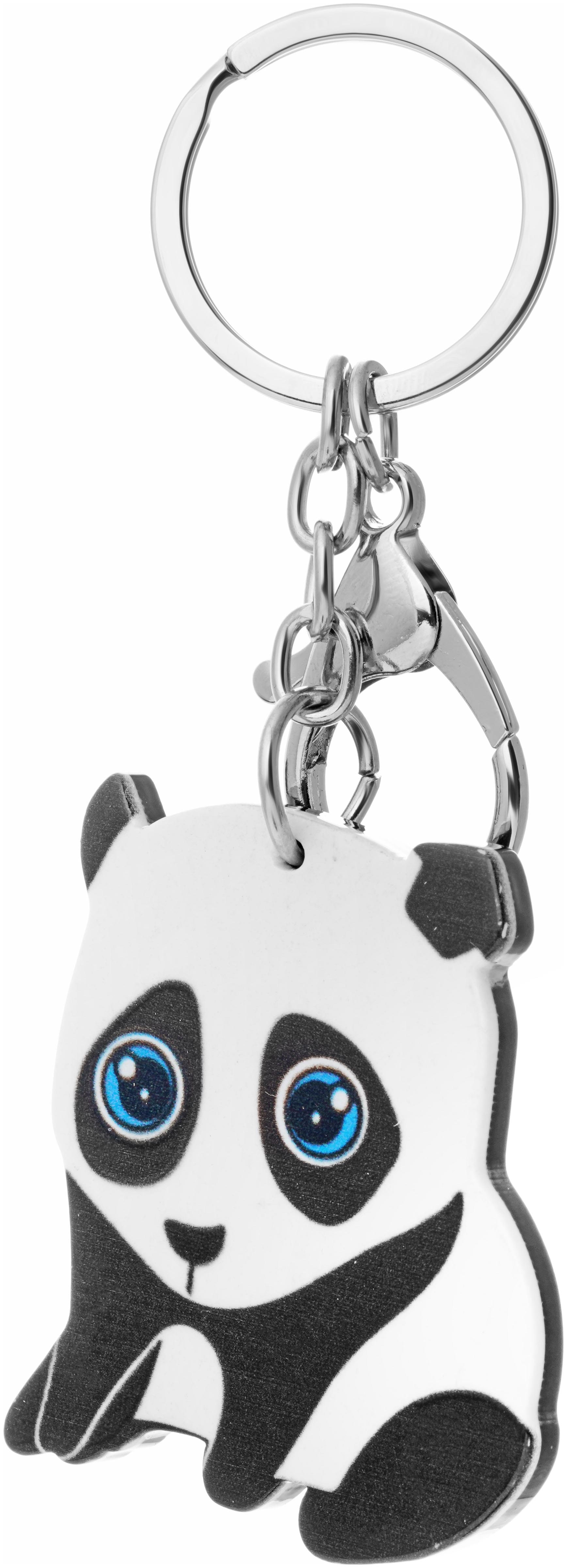 

Three Shades Panda Keychain for Scooty Bikes