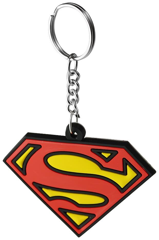 

Three Shades Superman Justice League logo Silicone Key Chain