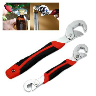 

Tools Bro Snap Grip Double Sided Adjustable Wrench Set (Pack of 2)