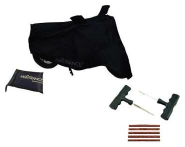 

Tubeless Tyre Puncture Repair Kit Universal Bike Body Cover - Black