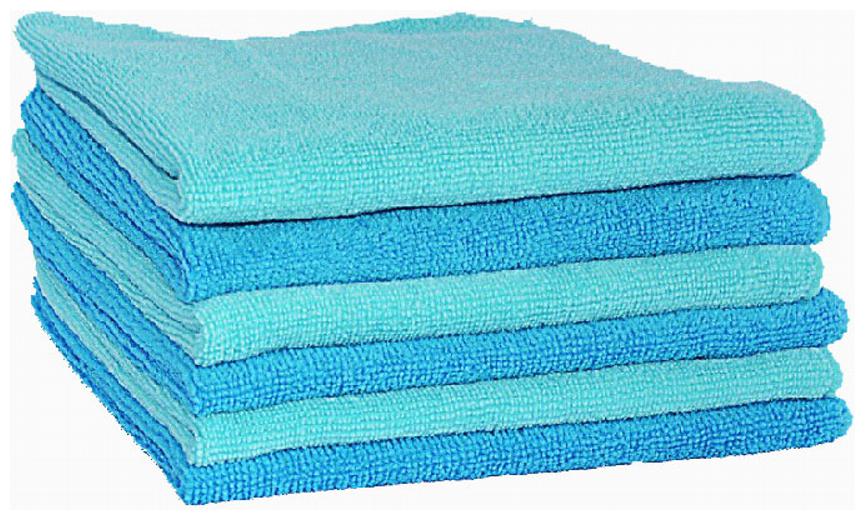 

VRT Microfiber Cloth used for Cleaning Dusting and Polishing - Kitchen Washroom Cars and Bikes - Pack of 6