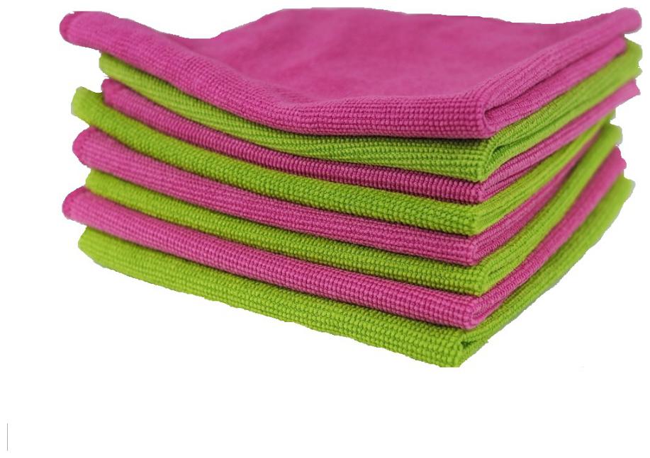

VRT Microfiber Cloth used for Cleaning and Dusting - Kitchen Washroom Cars and Bikes - Pack of 8