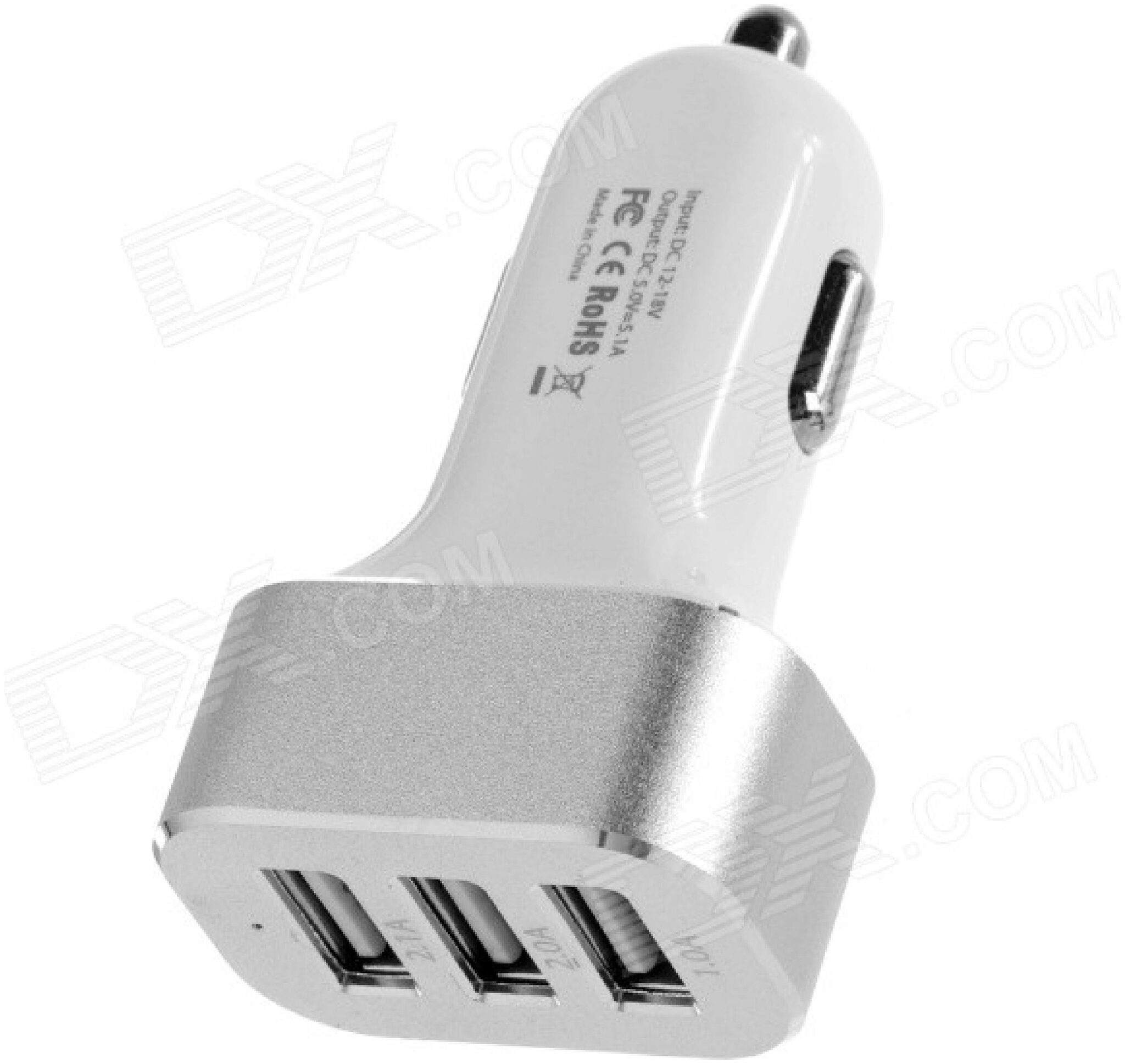 

Walta 3Usb 3 14 Car Charger 3 1Amp
