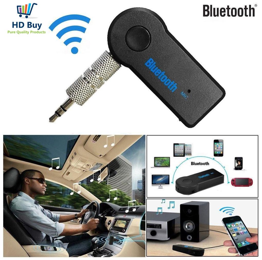 

Wireless 3 5mm Car Bluetooth Music Receiver Adapter with MIC Stereo Output for Music Streaming System Equipment Home Appliances