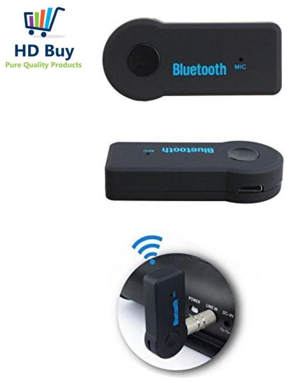 

Wireless 3 5mm Car Bluetooth Music Receiver Adapter with MIC Stereo Output for Music Streaming System Equipment Home Appliances