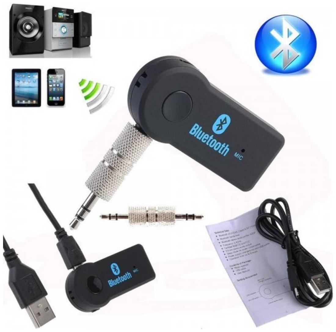 

Wireless Car Bluetooth Device with 3 5mm Aux Audio Connector Audio Receiver JHPB-17