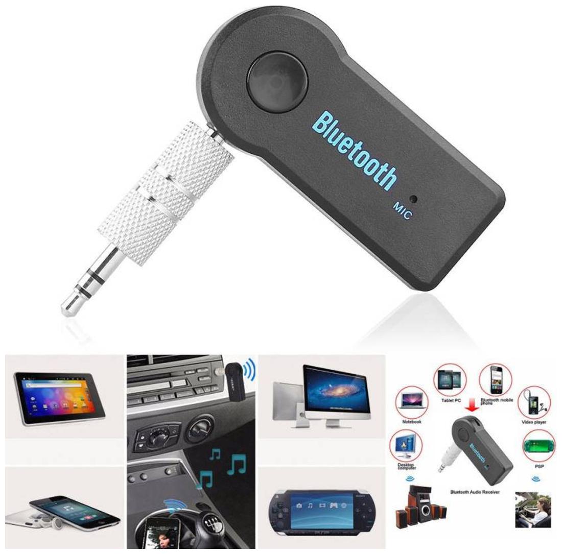 

Wireless Car Bluetooth Device with 3 5mm Aux Audio Connector Audio Receiver JHPB-11