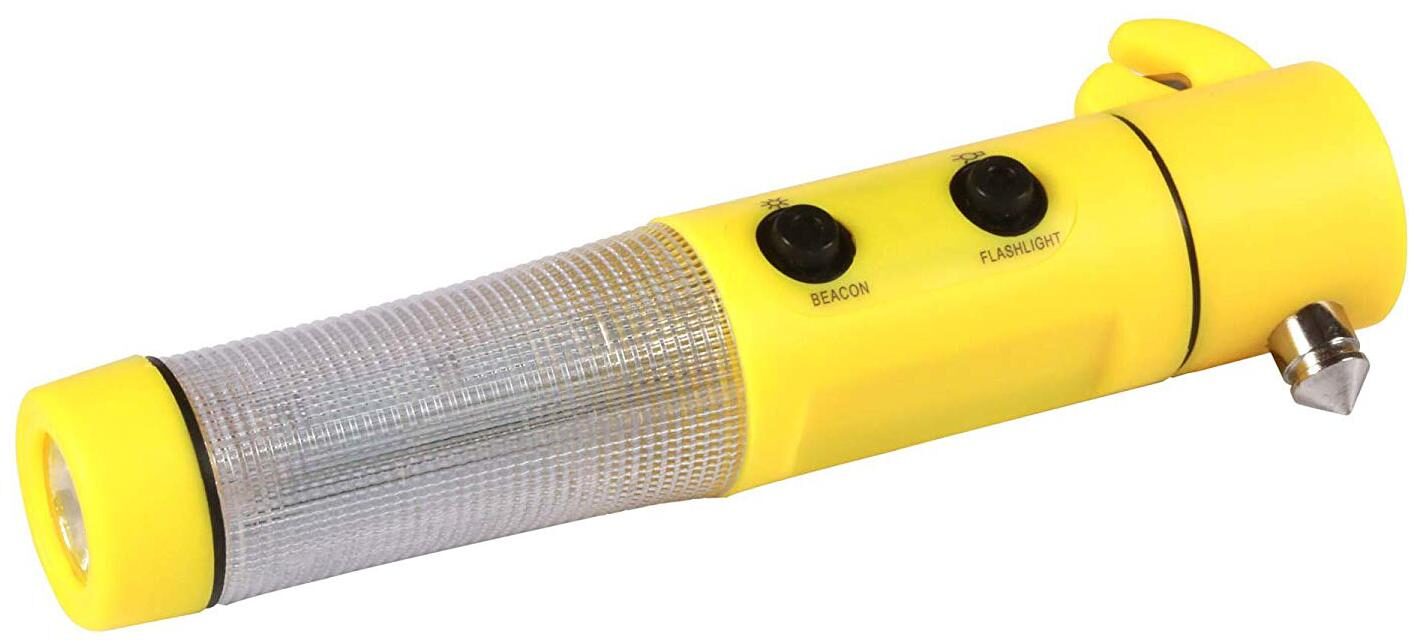 

Xcross Car 5In1 Window Glass Breaker Hammer Emergency Beacon Led Light Seat Belt Cutter